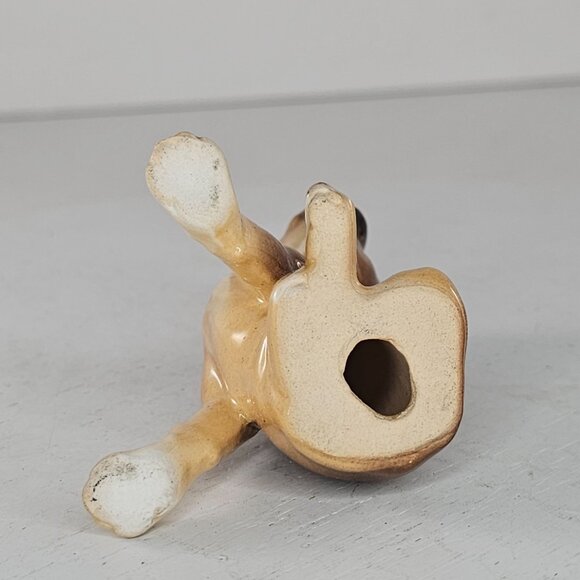 Vintage Hagen Renaker 1955 Duke Boxer Puppy Dog Figurine Partial Label - Picture 7 of 8